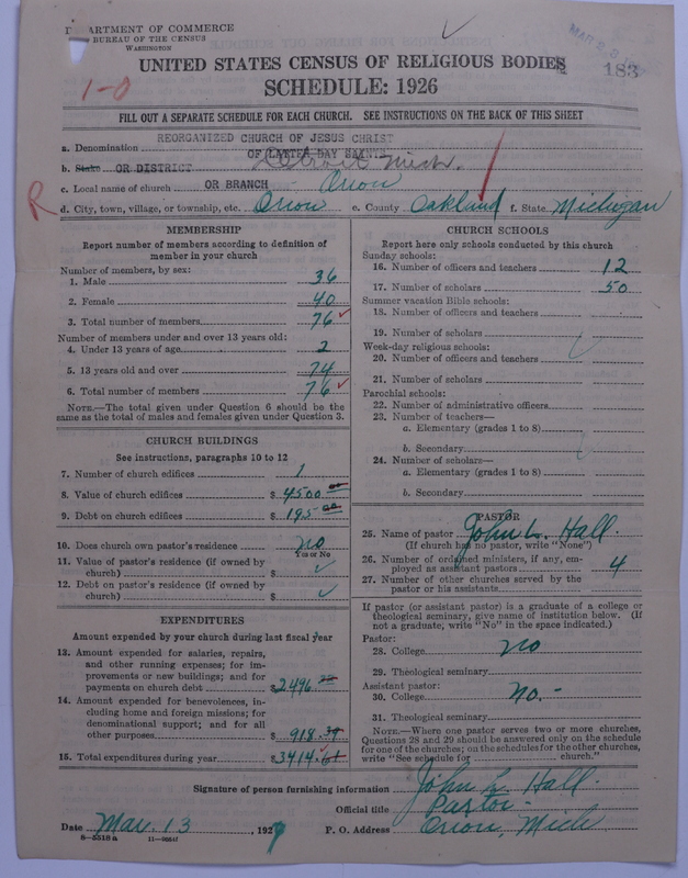 Scan of Reorganized Church of Jesus Christ of Latter Day Saints: 183