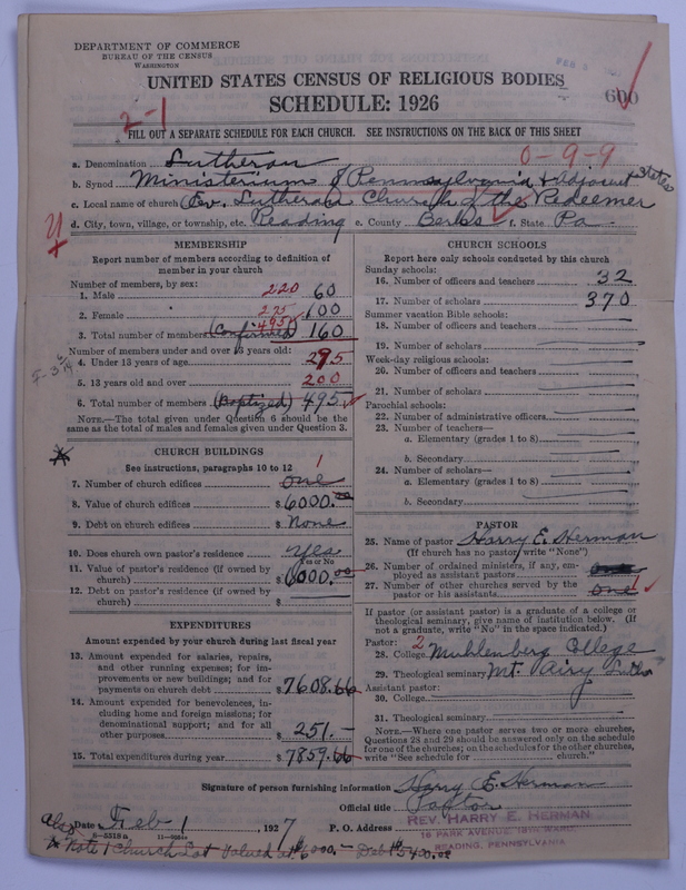 Scan of United Lutheran Church in America: 600