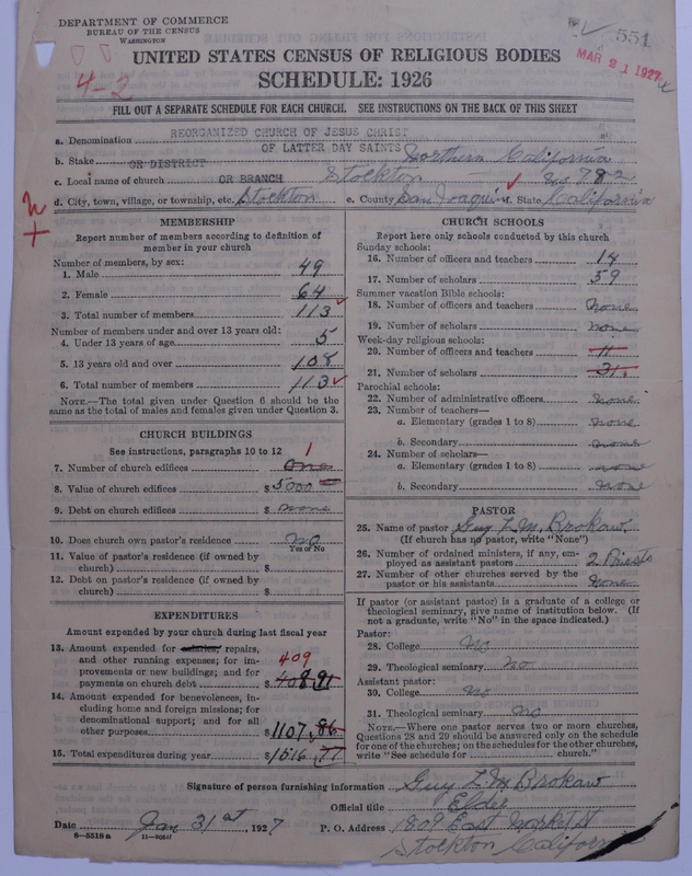 Scan of Reorganized Church of Jesus Christ of Latter Day Saints: 551