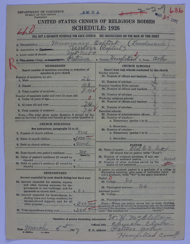 Scan of Landmark Baptist of America: 636