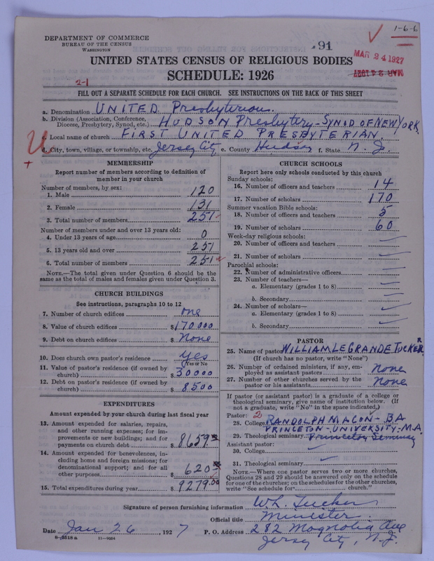 Scan of United Presbyterian Church of North America: 91