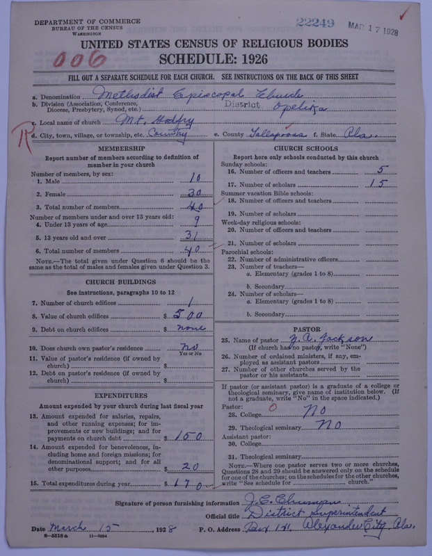 Scan of Methodist Episcopal Church: 22249