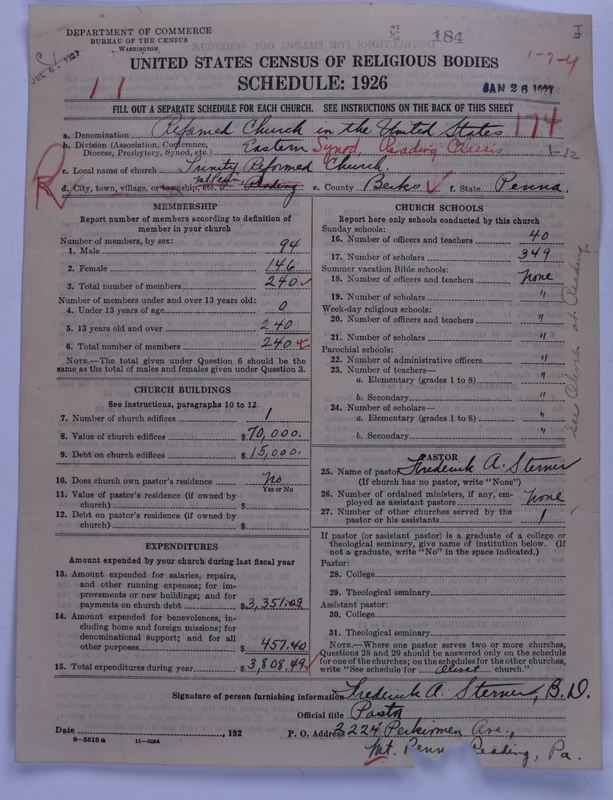 Scan of Reformed Church in the United States: 184