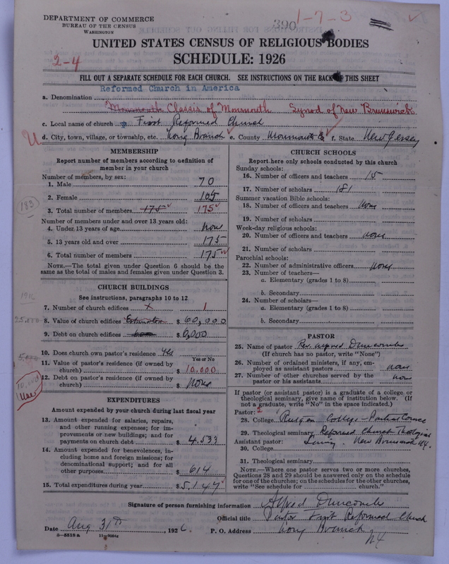 Scan of Reformed Church in America: 390