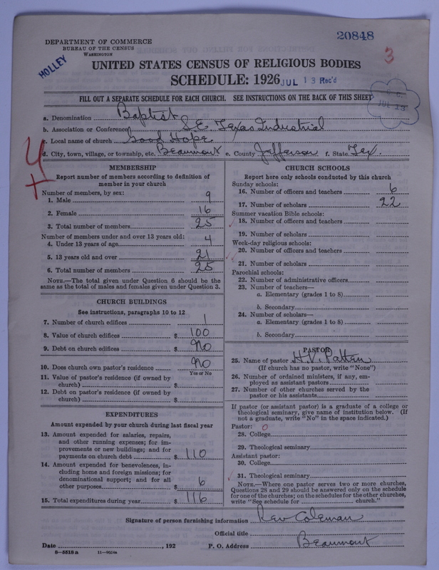 Scan of Negro Baptists: 20848