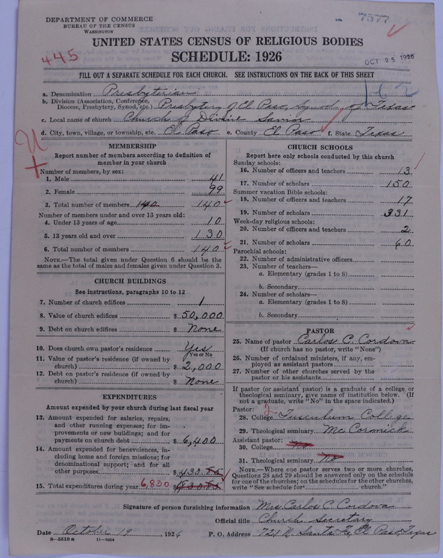 Scan of Presbyterian Church in the United States of America: 7577