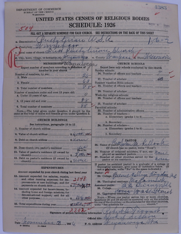 Scan of Presbyterian Church in the United States of America: 4383