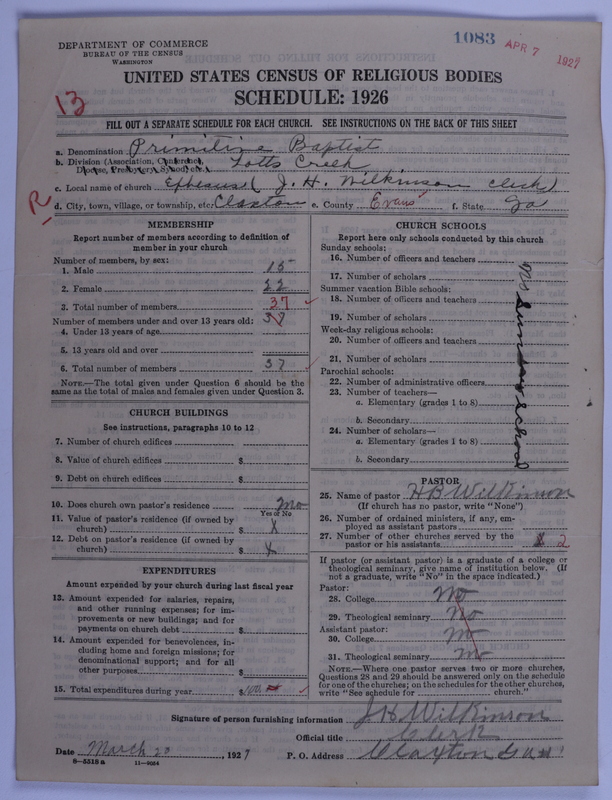 Scan of Primitive Baptists: 1083