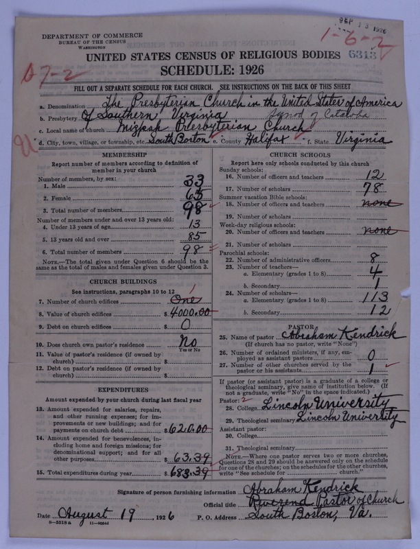 Scan of Presbyterian Church in the United States of America: 6313