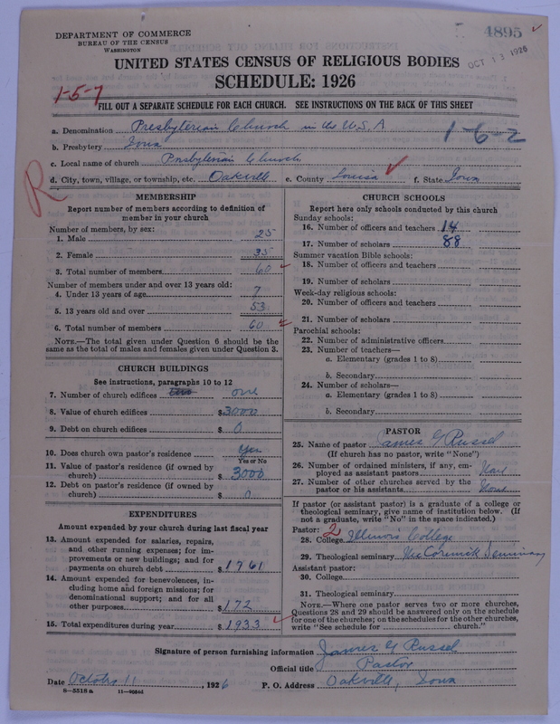 Scan of Presbyterian Church in the United States of America: 4895