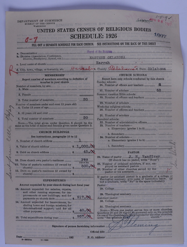 Scan of Church of the Nazarene: 1007