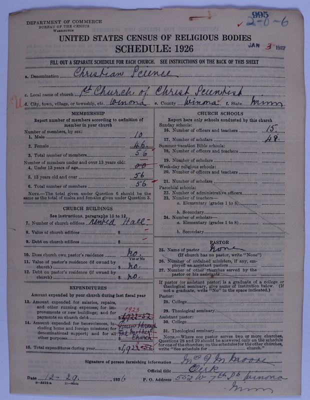 Scan of Church of Christ, Scientist: 995