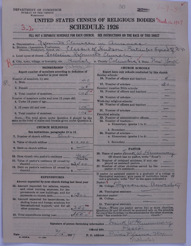 Scan of Reformed Church in America: 50