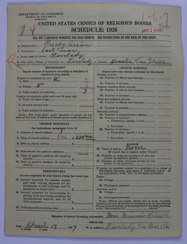 Scan of Presbyterian Church in the United States: 3277