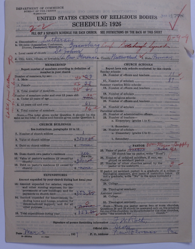 Scan of United Lutheran Church in America: 1778