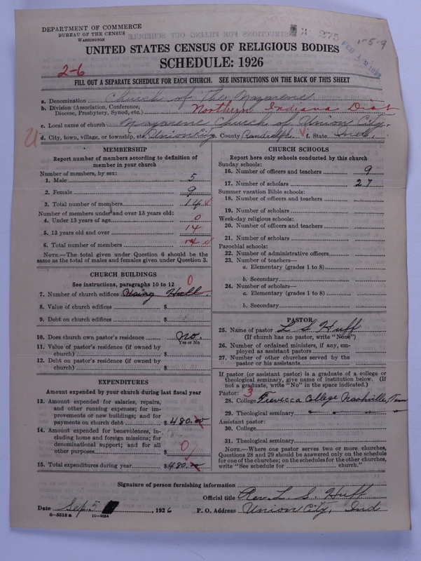 Scan of Church of the Nazarene: 275