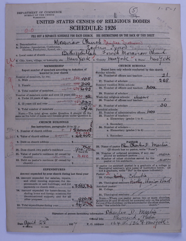 Scan of Moravian Church in America: 5