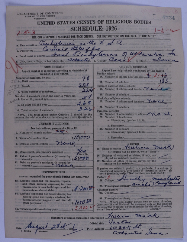 Scan of Presbyterian Church in the United States of America: 4734