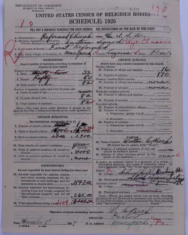 Scan of Reformed Church in the United States: 549