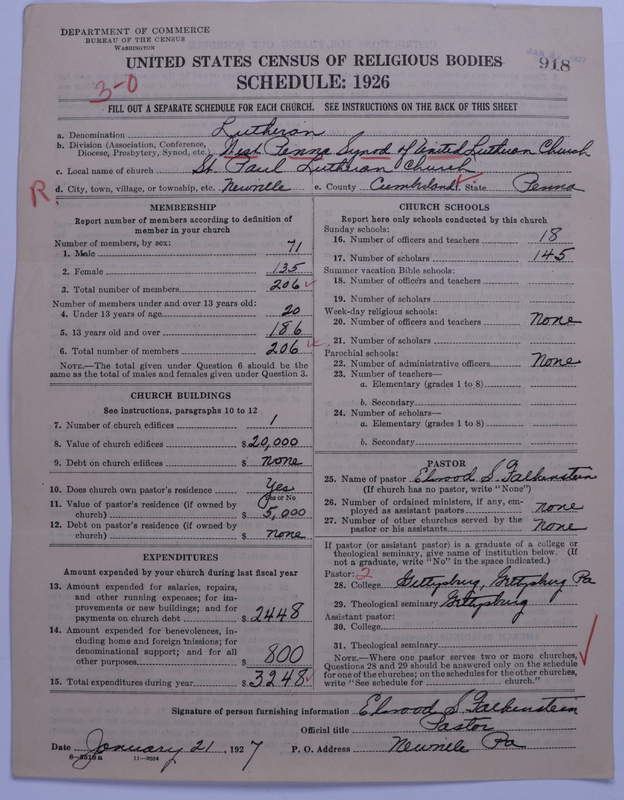 Scan of United Lutheran Church in America: 918