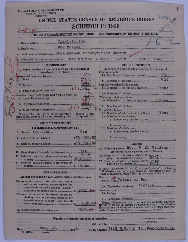 Scan of Presbyterian Church in the United States of America: 4956