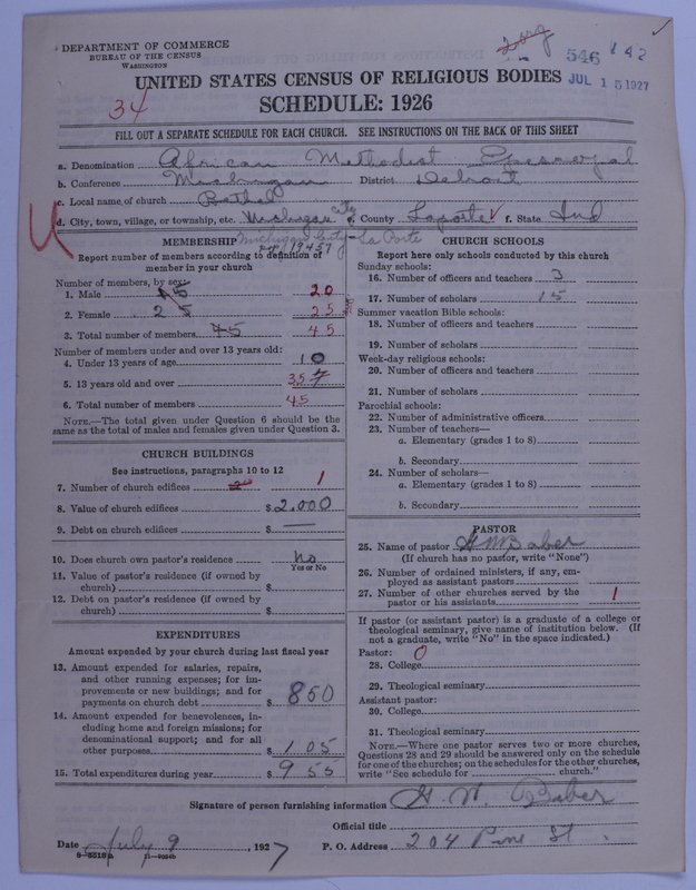 Scan of African Methodist Episcopal Church: 546