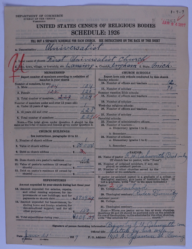 Scan of Universalist Church: 384