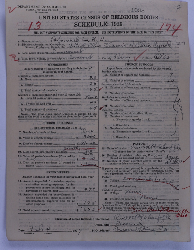 Scan of Reformed Church in the United States: 1098