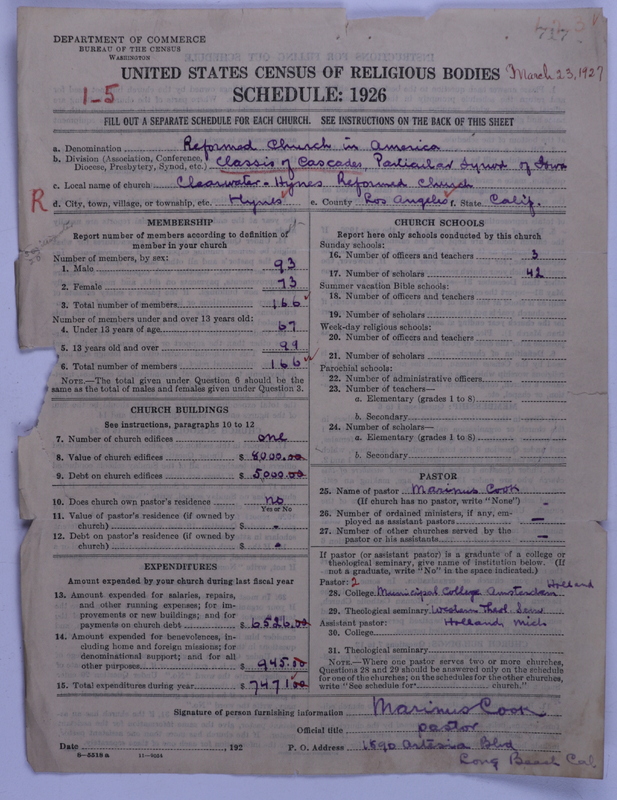 Scan of Reformed Church in America: 717