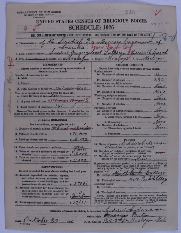 Scan of Swedish Evangelical Mission Covenant of America: 113