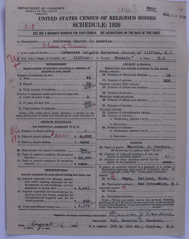 Scan of Reformed Church in America: 403
