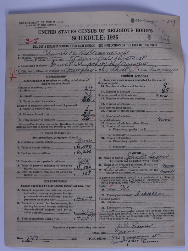 Scan of Church of the Nazarene: 784