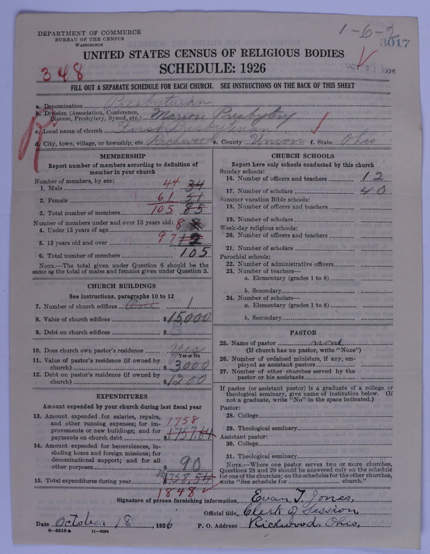 Scan of Presbyterian Church in the United States of America: 3017