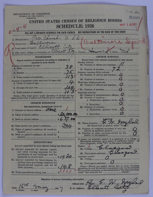 Scan of Presbyterian Church in the United States of America: 6249