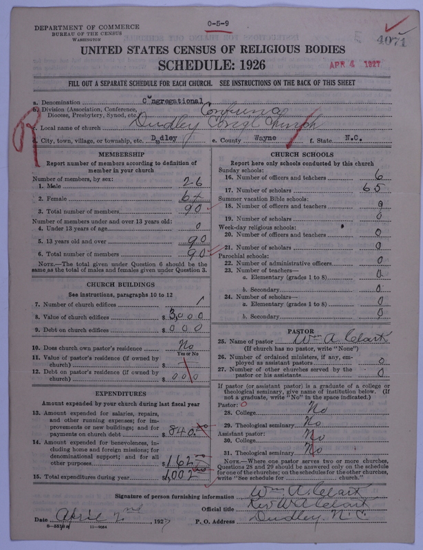Scan of Congregational Churches: 4071