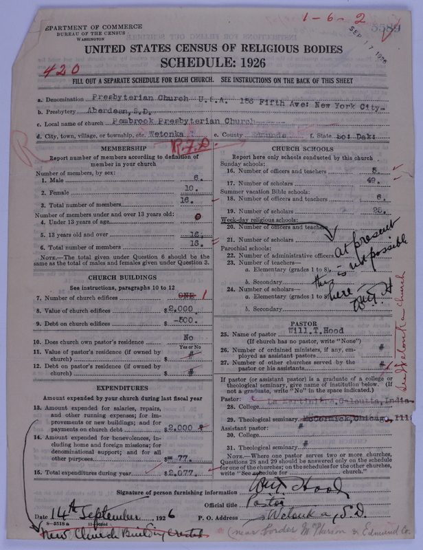 Scan of Presbyterian Church in the United States of America: 5589