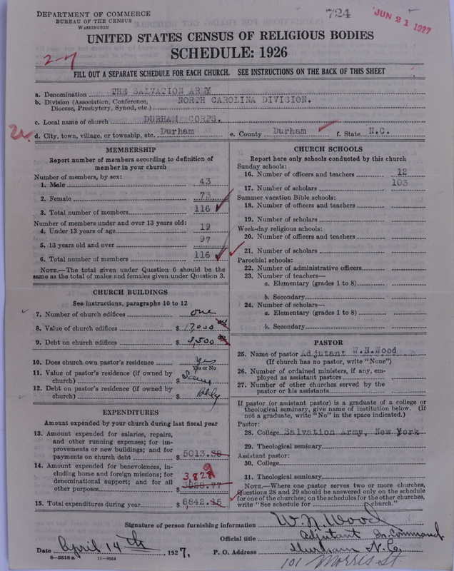 Scan of Salvation Army: 724