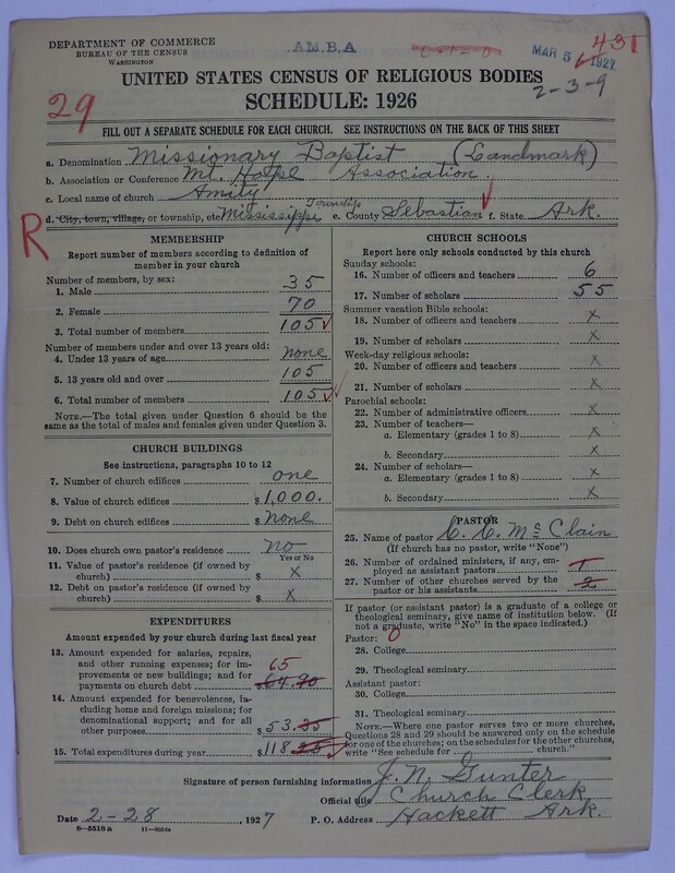 Scan of Landmark Baptist of America: 431