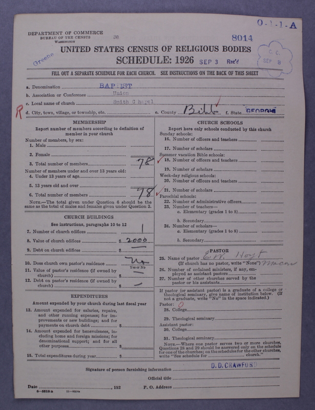 Scan of Negro Baptists: 8014