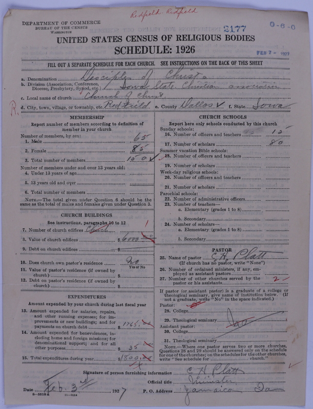 Scan of Disciples of Christ: 2177