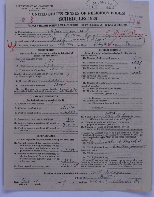Scan of Reformed Church in the United States: 494