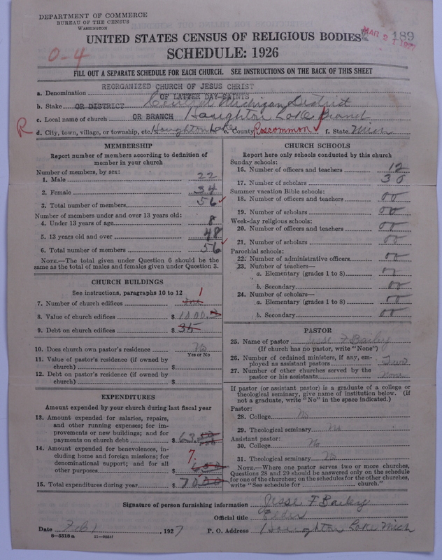 Scan of Reorganized Church of Jesus Christ of Latter Day Saints: 189