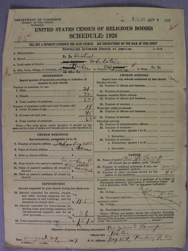 Scan of Norwegian Lutheran Church of America: 1386