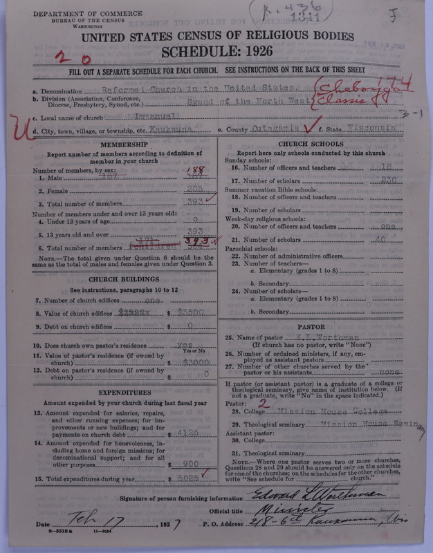 Scan of Reformed Church in the United States: 1341
