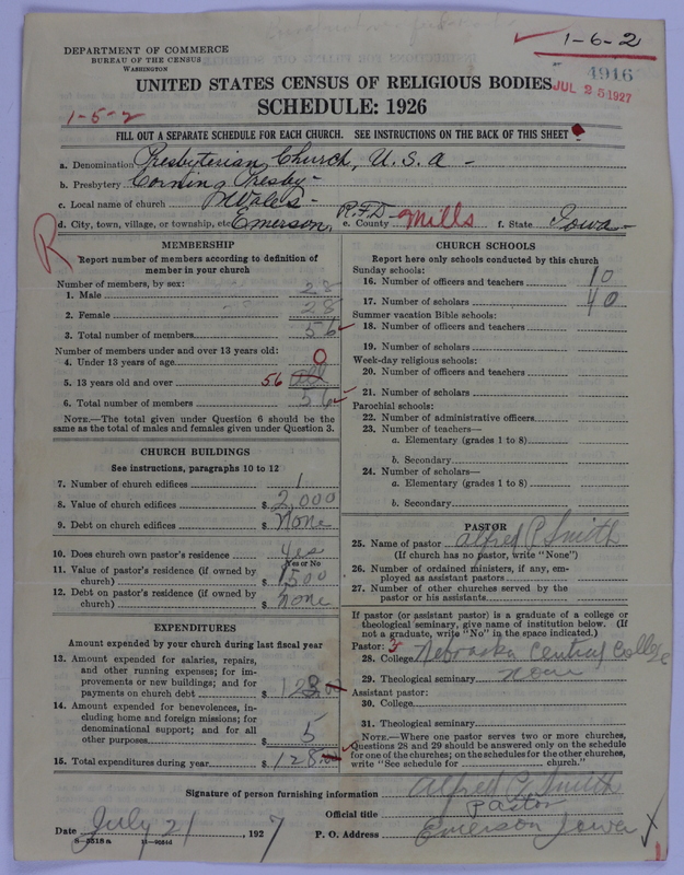 Scan of Presbyterian Church in the United States of America: 4916