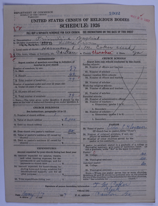 Scan of Primitive Baptists: 1002