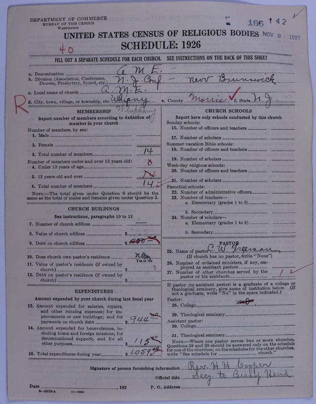 Scan of African Methodist Episcopal Church: 166