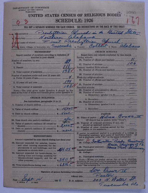 Scan of Presbyterian Church in the United States: 2360