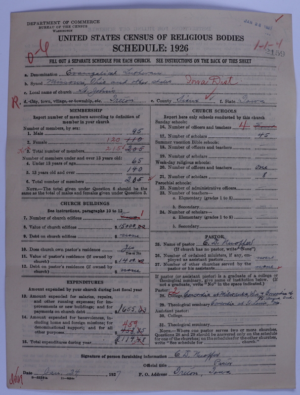 Scan of Evangelical Lutheran Synodical Conference of America: Evangelical Lutheran Synod of Missouri, Ohio, and Other States: 2159