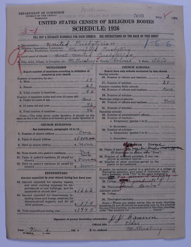 Scan of United Presbyterian Church of North America: 500